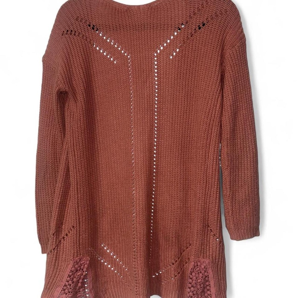 Gorgeous Pink ROSE cardigan - Picture 4 of 4
